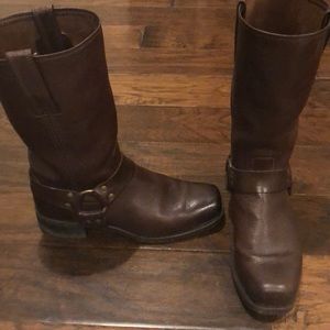 Frye harness boots